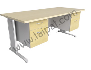 โต๊ะทำงาน 2 ลิ้นชักด้านซ้าย 2 ลิ้นชักขวา STD-188022