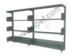 ชั้นวางหนังสือ (แบบชั้นเตี้ย) 1 หน้า 2 ช่วง TBS-12