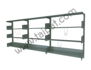ชั้นวางหนังสือ (แบบชั้นเตี้ย) 1 หน้า 3 ช่วง TBS-13