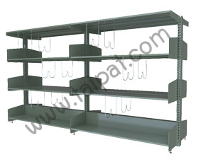 ชั้นวางหนังสือ (แบบชั้นเตี้ย) 2 หน้า 2 ช่วง TBS-22