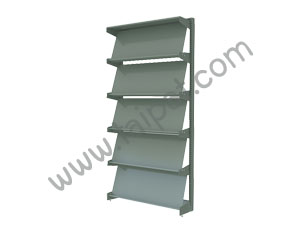 ชั้นวางวารสารแบบเอียง 1 หน้า 1 ช่วง TMS-11