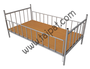 เตียงนอนเหล็ก ขนาด 3.5 ฟุต รุ่น  BT1-S1A