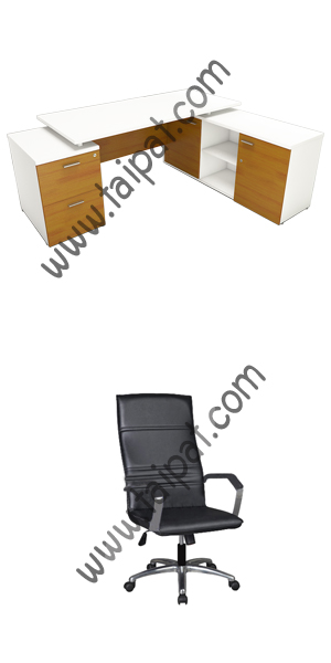 โต๊ะทำงานพร้อมเก้าอี้ ระดับ รองนายก อบจ.