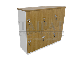 ตู้ล็อคเกอร์ไม้ 6 ช่อง CLK-1206