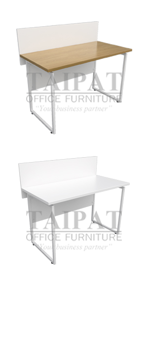 โต๊ะทำงานขาเหล็ก Opus มีมินิสกรีน