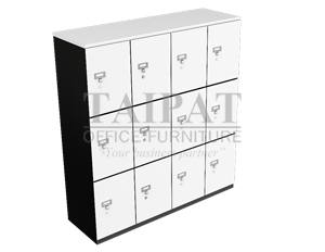 ตู้ล็อคเกอร์ไม้ 12 ช่อง CMK-1212