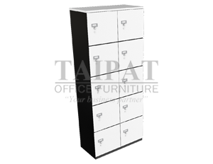 ตู้ล็อคเกอร์ไม้ 10 ช่อง CHK-8010