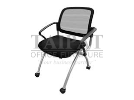เก้าอี้ห้องสัมมนา มีล้อเลื่อน ซ้อนชิดได้ TP-PX-01