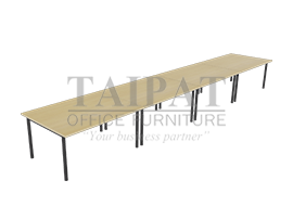 ชุดโต๊ะประชุม CF-0036 (14-16 ที่นั่ง) : ขนาดโดยรวม640 x120 x75 ซม.