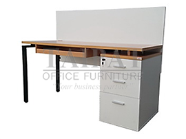 โต๊ะทำงานพร้อมคีย์บอร์ด STCP-156003