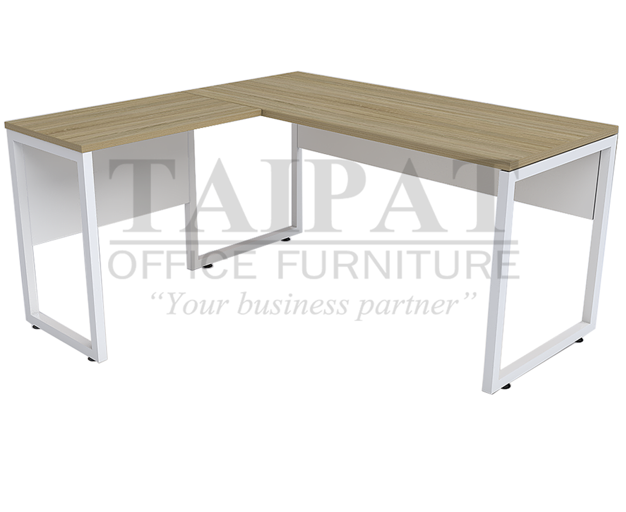 โต๊ะทำงานขาเหล็ก STU-166000+STUL-80600