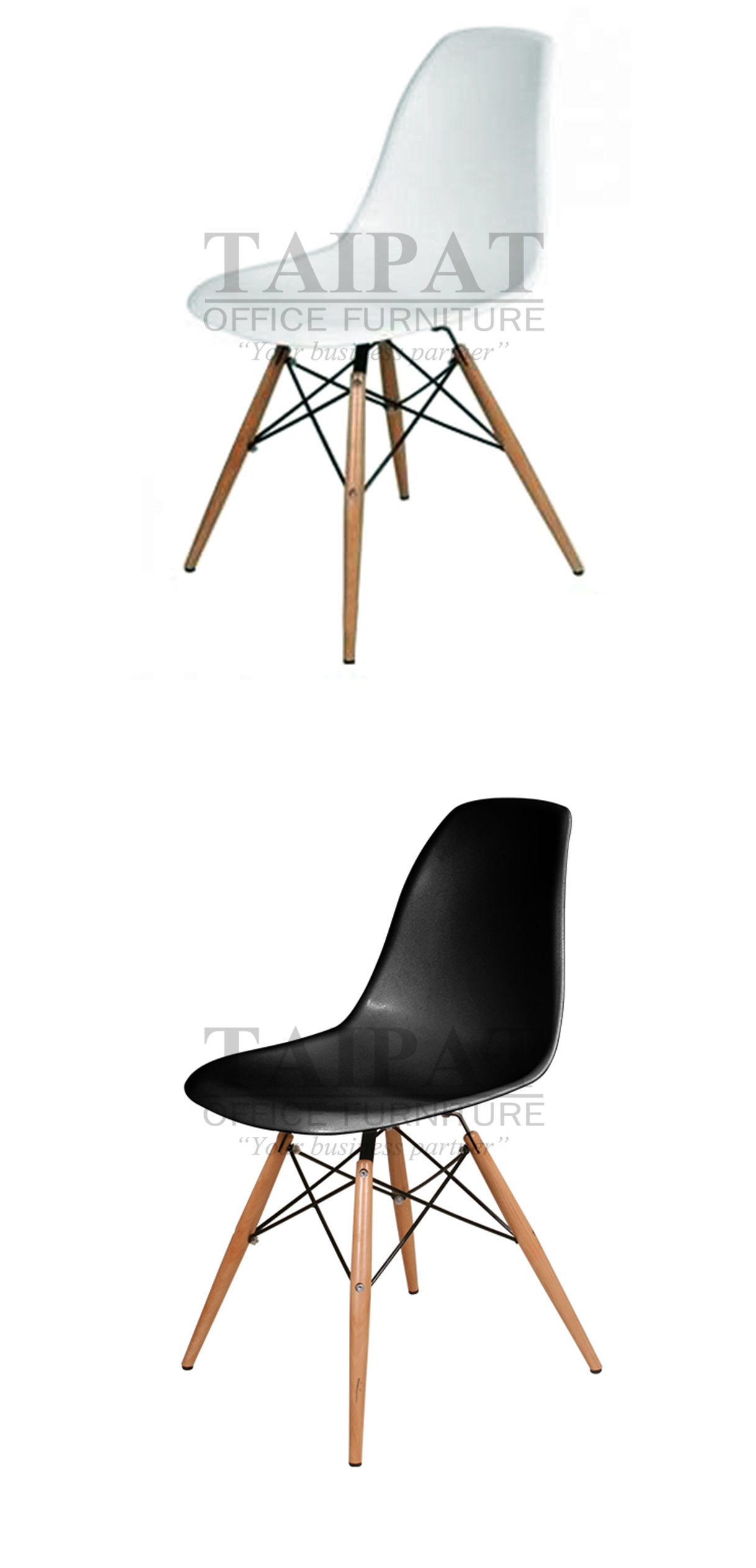 เก้าอี้แฟชั่น ขาไม้  TPN-9253