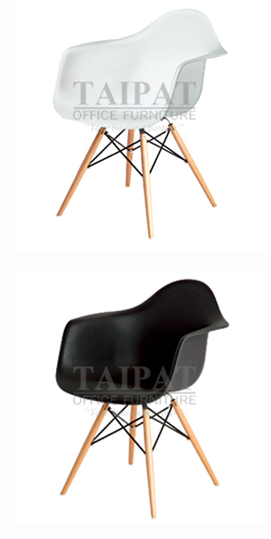 เก้าอี้แฟชั่น ขาไม้  TPN-9254