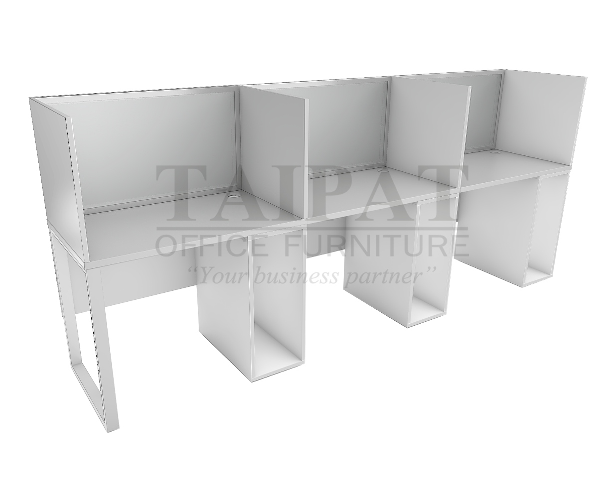 โต๊ะ SOUND LAB ชนิด 3 ที่นั่ง (ไม้ปาติเกิล เคลือบเมลามีน) D-0211