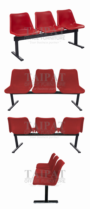 เก้าอี้โพลีแถว 3 ที่นั่ง CLF-813