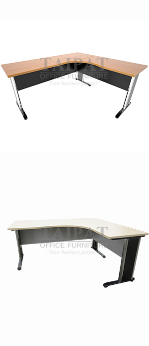 โต๊ะทำงานขาเหล็กรูปตัวแอล STR