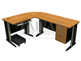 ชุดโต๊ะทำงานตัวแอล OF-7