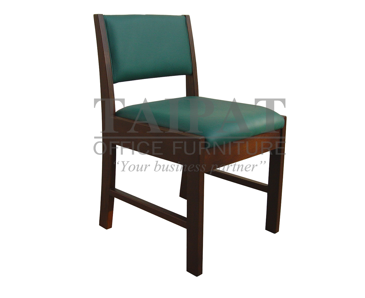 เก้าอี้ไม้ขาหลังโค้ง LIB-KU-01