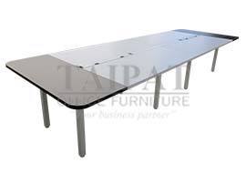 โต๊ะประชุม SCF-3913 (8 - 10 ที่นั่ง) : ขนาดโดยรวม 390 x  130 x 75 ซม.