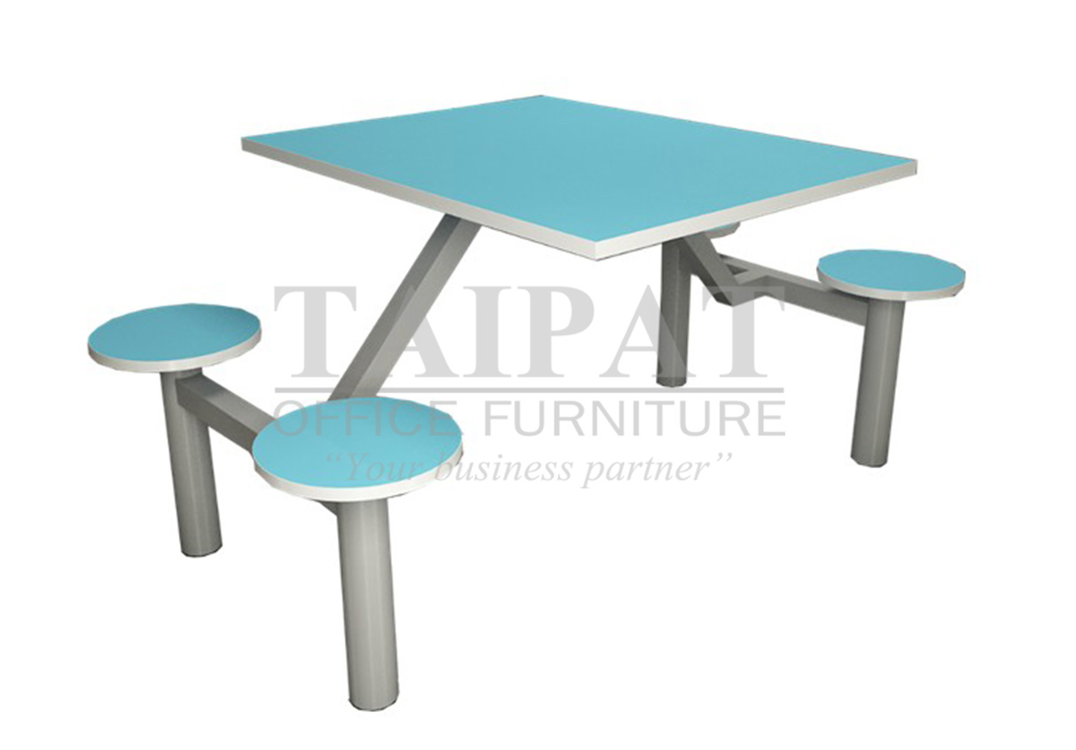 โต๊ะโรงอาหาร โต๊ะสนามขาเหล็ก T-10