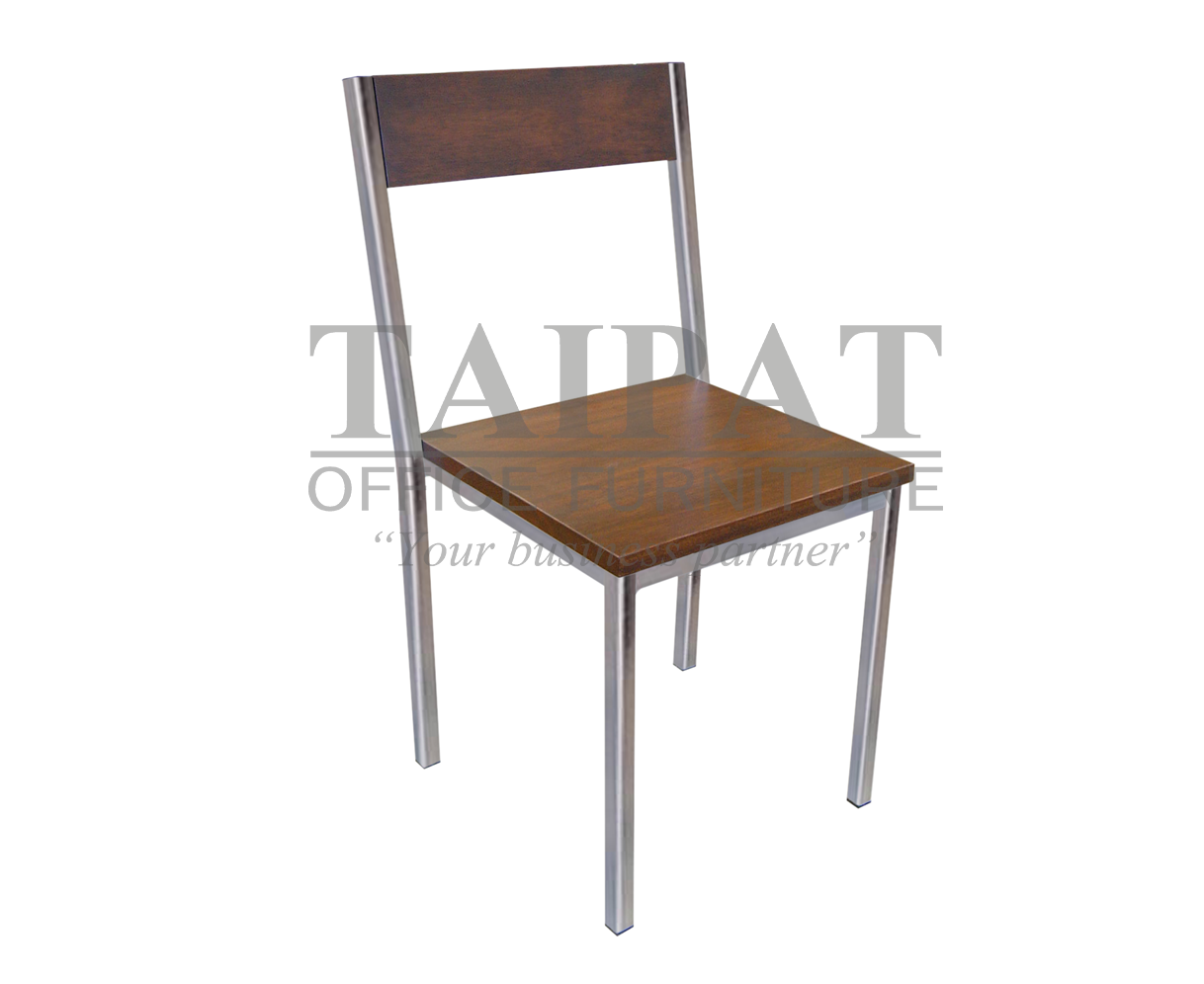 เก้าอี้ไม้ขาเหล็ก CH-0115