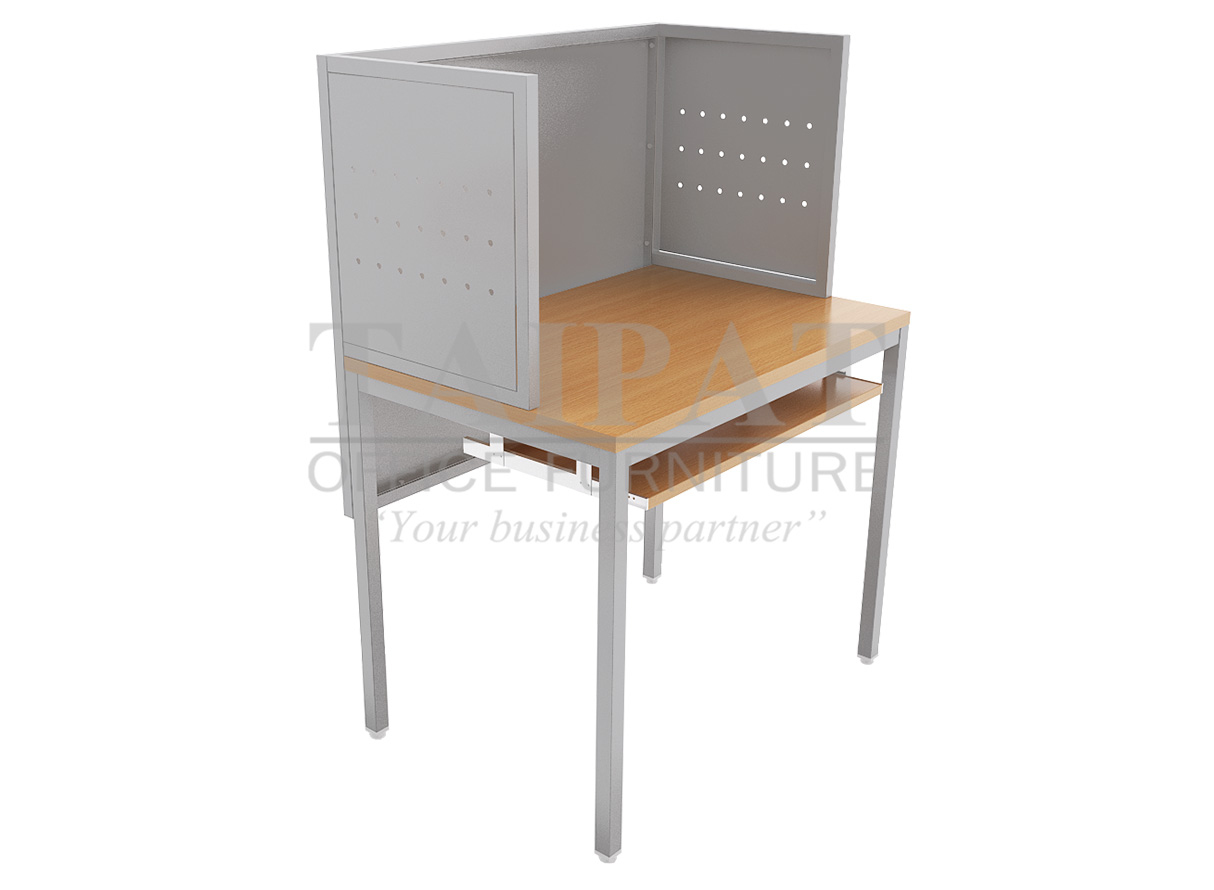 โต๊ะอ่านหนังสือเดี่ยว มีที่วางคีย์บอร์ด T-0511