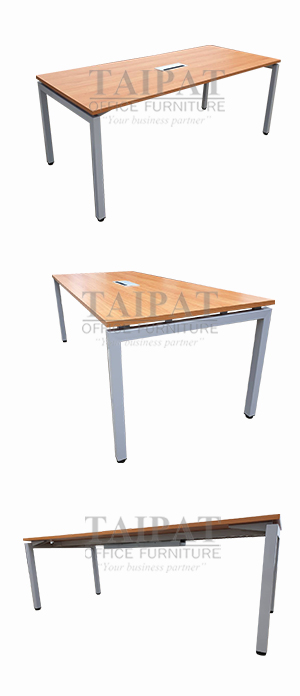 โต๊ะประชุมขาเหล็ก STS-219000  (6 -8 ที่นั่ง ) : ขนาด 210 X 90 X 75 ซม. (8ที่นั่ง)