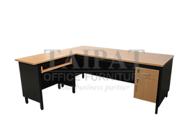 โต๊ะทำงานขาเหล็ก STSA-208011+STSA-904500