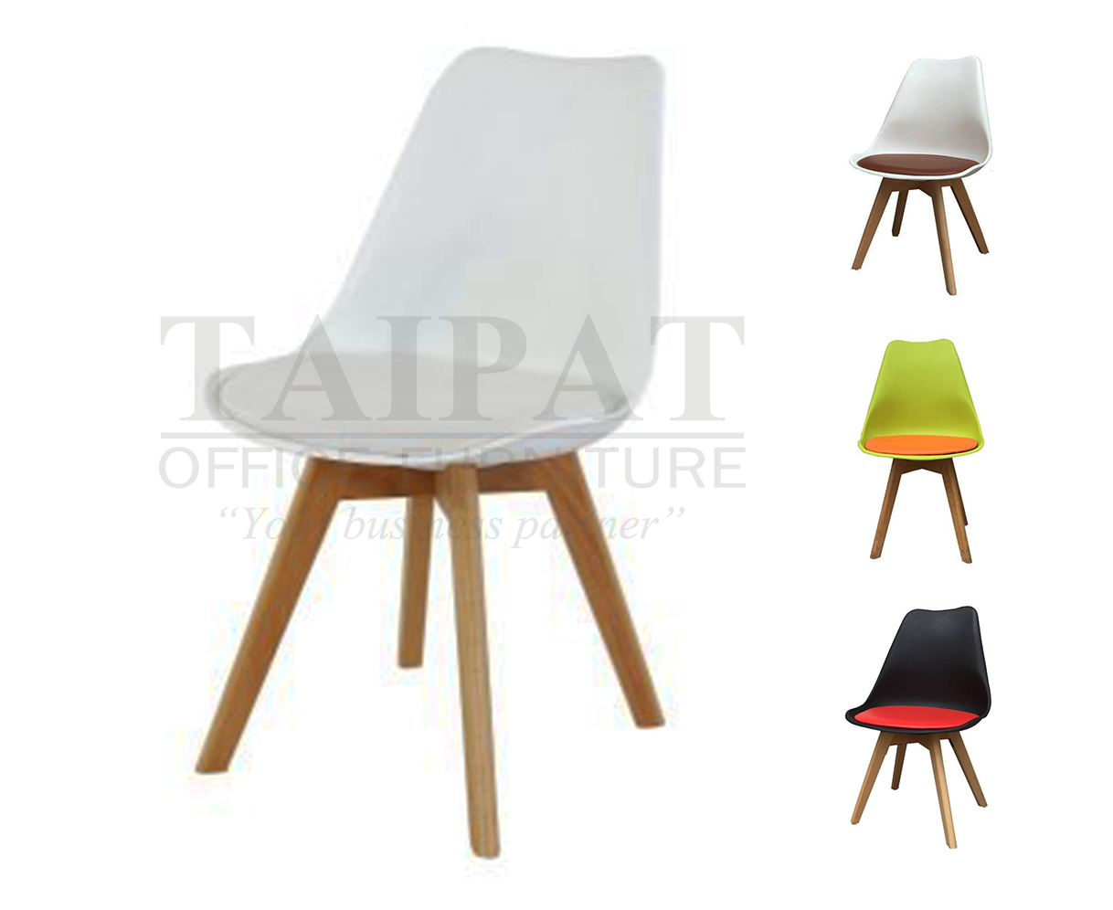 เก้าอี้แฟชั่น ขาไม้  TVC-929