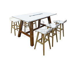โต๊ะประชุม CF-0042 : ขนาด 180 x 100 x 100 ซม. (4-6 ที่นั่ง)