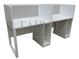 โต๊ะ SOUND LAB ชนิด 2 ที่นั่ง (ไม้ปาติเกิล เคลือบเมลามีน) D-0210