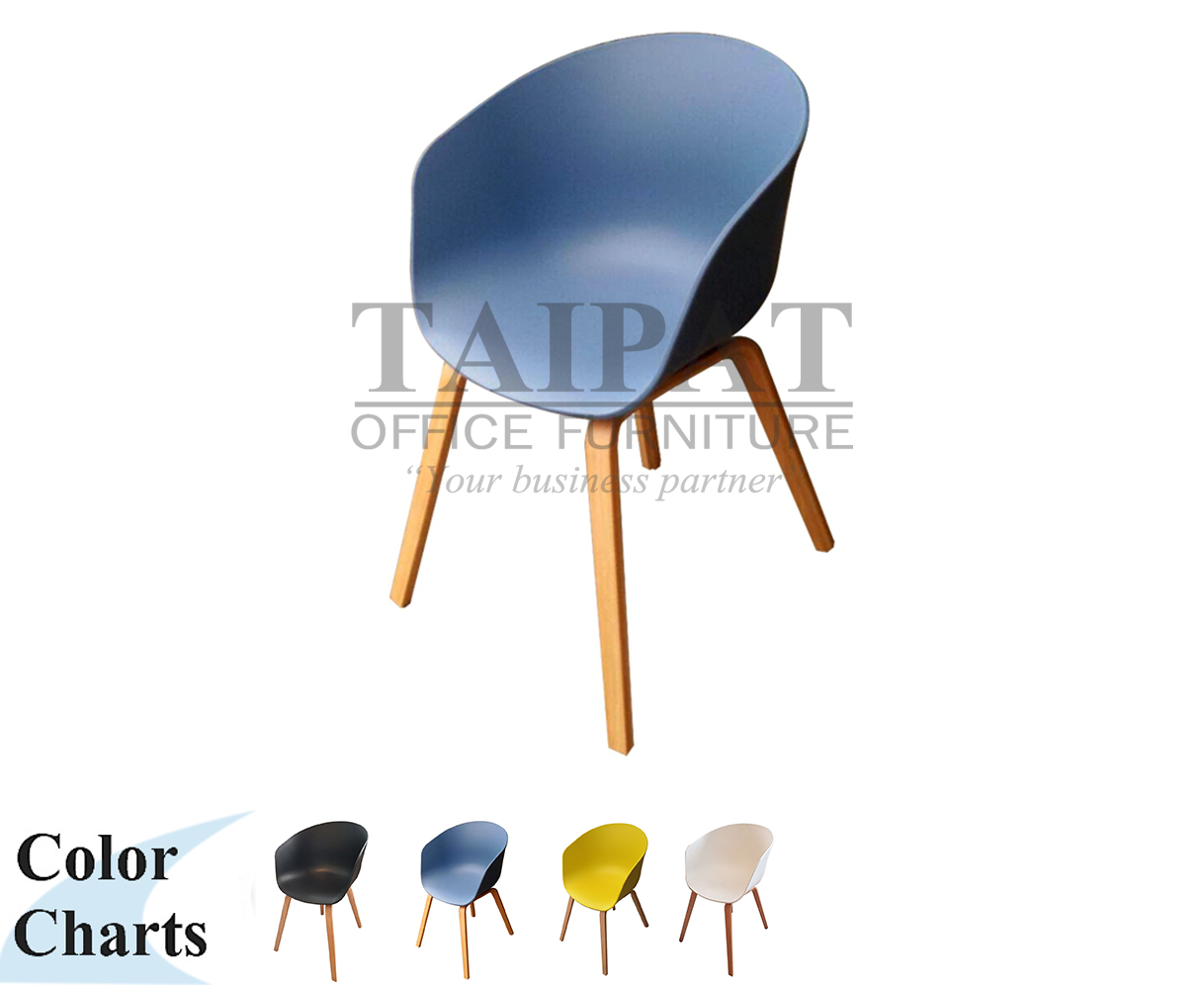 เก้าอี้แฟชั่น ขาไม้ TPN-92216