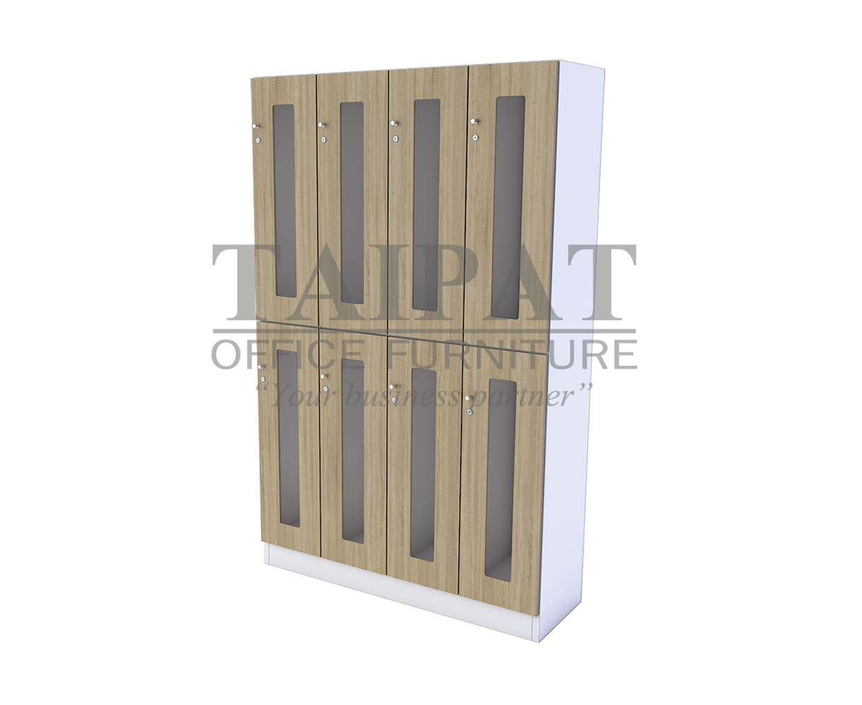 ตู้ล็อคเกอร์ไม้ 8 ช่อง  CHK-1208A