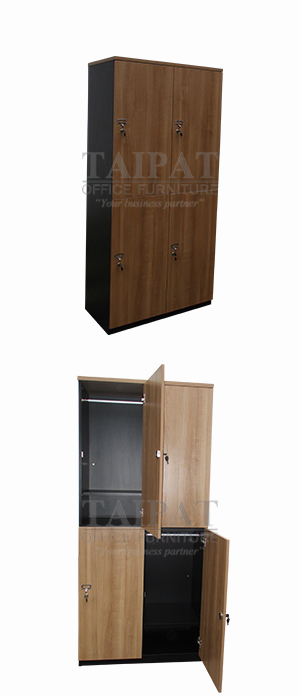 ตู้ล็อคเกอร์ไม้ 4 ช่อง CHK-9004