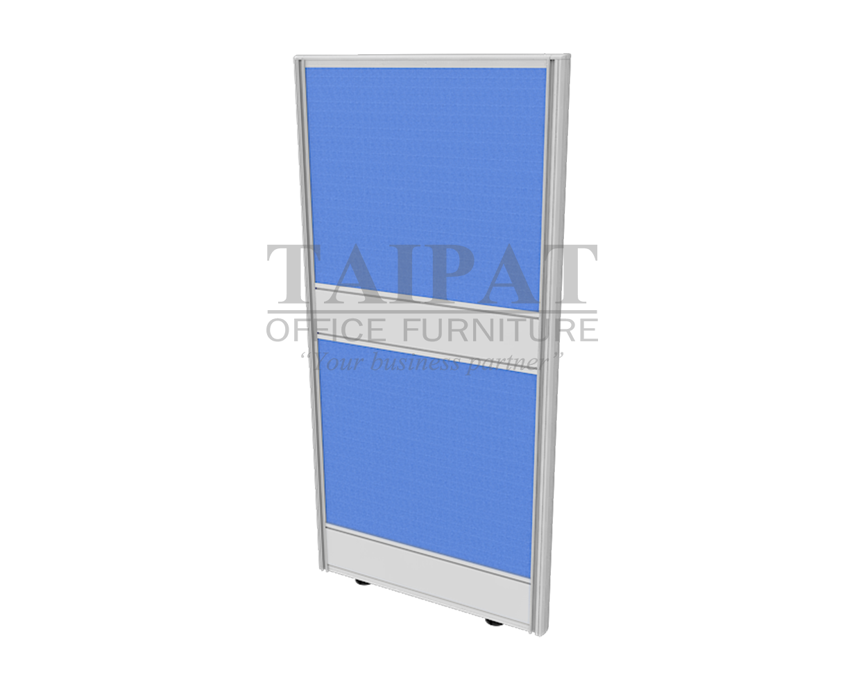 พาร์ทิชั่น กั้นห้อง แบบทึบทั้งแผ่น มีกล่องไฟตรงกลาง-กล่องไฟล่าง