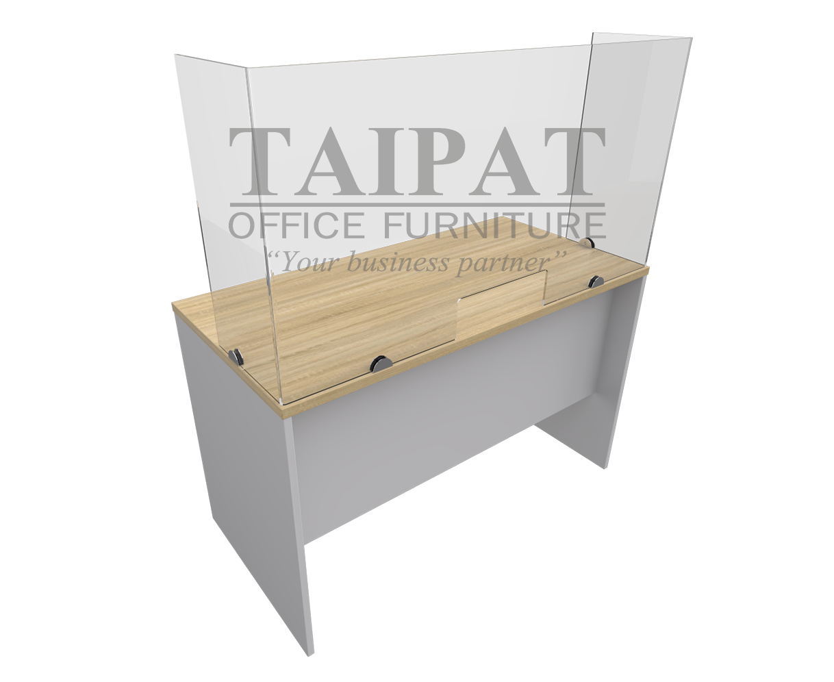 ฉากกั้นป้องกันเชื้อโรค อะคริลิคใส PAC2-1230/60