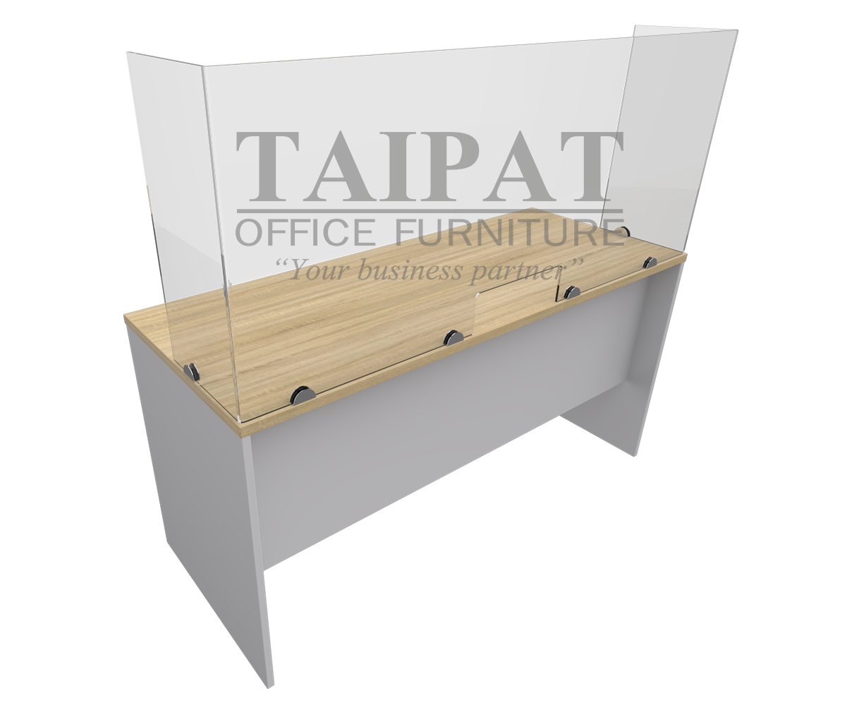 ฉากกั้นป้องกันเชื้อโรค อะคริลิคใส PAC2-1530/60