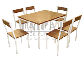 โต๊ะเก้าอี้อ่านหนังสือ 4-6 ที่นั่ง D-0109,CH-0115