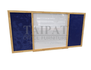 กระดานชานอ้อยบุกำมะหยี่ + ไวท์บอร์ด