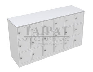 ชั้นวางรองเท้า 18 ช่อง มีประตูปิด PLASTWOOD  SHCDP-126518 (สำหรับเด็ก)