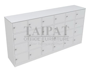 ชั้นวางรองเท้า 24 ช่อง มีประตูปิด PLASTWOOD   SHCDP-178524 (สำหรับผู้ใหญ่)