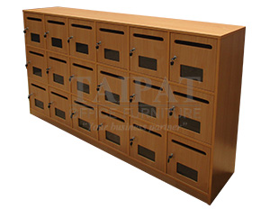 ตู้ล็อคเกอร์ไม้ 18 ช่อง CLK-1918