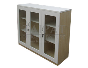 ตู้เก็บเอกสารบานเปิดกระจก SH-1357