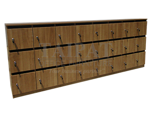 ตู้ล็อคเกอร์ไม้ 24 ช่อง CLK-2224