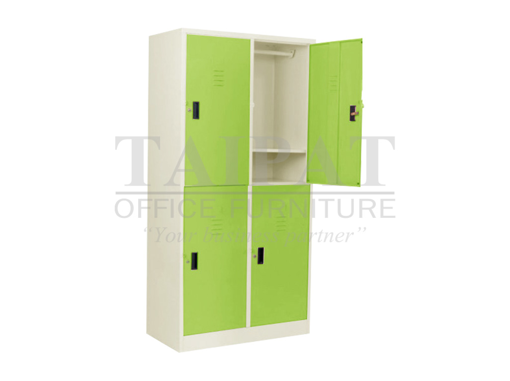 ตู้ล็อคเกอร์ 4 ช่อง (รุ่น E) LK-6104E