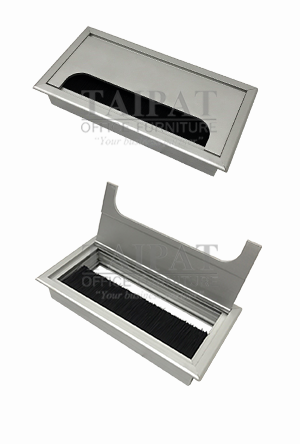 กล่องร้อยสายไฟพร้อมแปรงกันฝุ่น  รุ่น  TCB-050/300