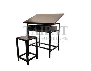 โต๊ะเขียนแบบพร้อมเก้าอี้ (A-36,A-9)