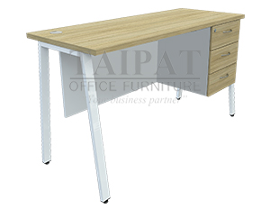 โต๊ะทำงานขาเหล็ก RSTSR มี 3 ลิ้นชัก