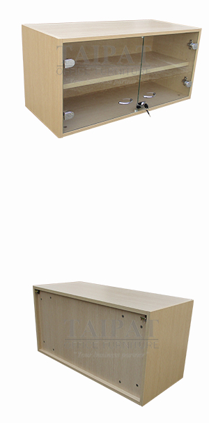 ตู้แขวนลอยเก็บเอกสารบานเปิดกระจก FCLG-8011-40