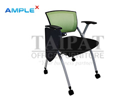 เก้าอี้เลคเชอร์  มีล้อเลื่อน รุ่น Xavier-LW (ซาเวียร์-แอลดับบลิว) AX-15025LW